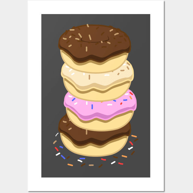 Donuts Wall Art by cafephantom